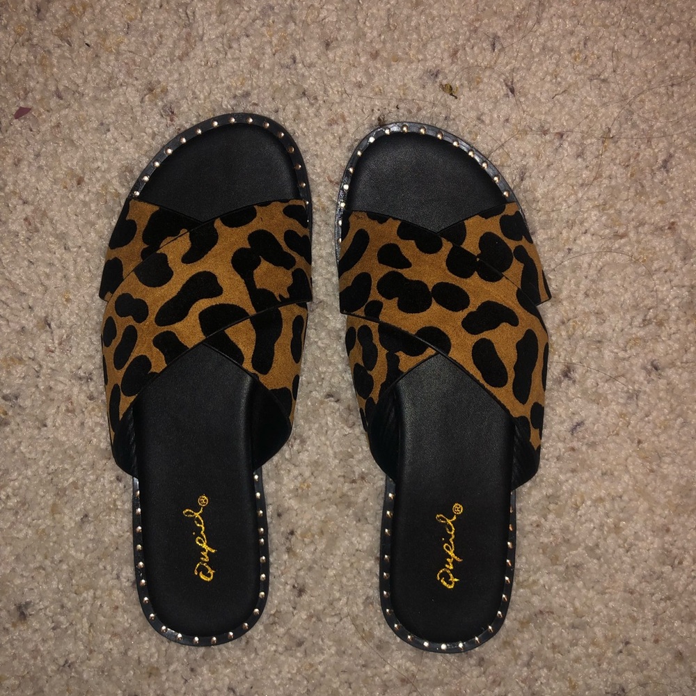 Leopard Print Sandals